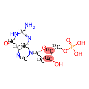 2'-Deoxyguanosine 5'-monophosphate-13C10