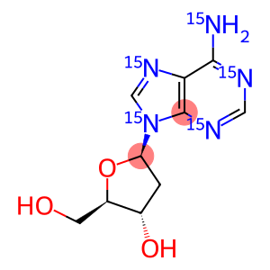 2'-DEOXYADENOSINE (U-15N5)