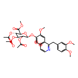6-Demethyl Papaverine  2,3,4-Tri-O-acetyl-β-D-glucuronide Methyl Ester