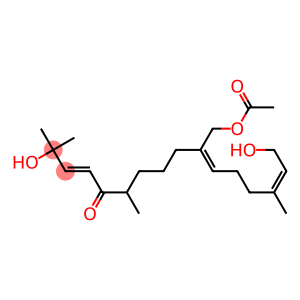 (3E,10Z,14Z)-2,16-Dihydroxy-10-(acetoxymethyl)-2,6,14-trimethyl-3,10,14-hexadecatrien-5-one