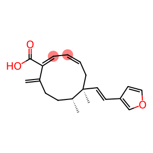 (1E,3Z,6R,7R)-6-[(E)-2-(3-Furyl)ethenyl]-6,7-dimethyl-10-methylene-1,3-cyclodecadiene-1-carboxylic acid