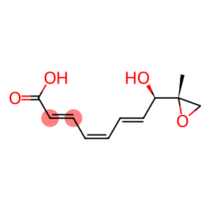(2E,4Z,6E,8R,9S)-9,10-Epoxy-8-hydroxy-9-methyl-2,4,6-decatrienoic acid