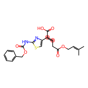 (E/Z)-2-(2-BENZYLOXYCARBONYLAMINO-4-THIAZOLYL)-4-(3-METHYL-2-BUTENYLOXYCARBONYL)2-BUTENOIC ACID