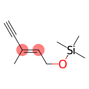 (E)-1-[(Trimethylsilyl)oxy]-3-methyl-2-penten-4-yne