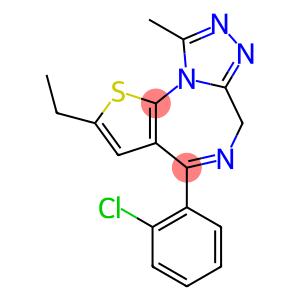 4-(2-Chlorophenyl-d3)-2-ethyl-9-Methyl-6H-thieno[3,2-f][1,2,4]triazolo[4,3-a][1,4]diazepine