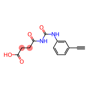 4-{[(3-ethynylphenyl)carbamoyl]amino}-4-oxobutanoic acid