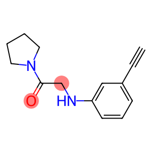 2-[(3-ethynylphenyl)amino]-1-(pyrrolidin-1-yl)ethan-1-one