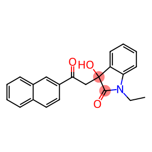 1-ethyl-3-hydroxy-3-[2-(2-naphthyl)-2-oxoethyl]-1,3-dihydro-2H-indol-2-one