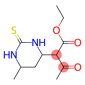 ethyl 2-(6-methyl-2-thioxohexahydro-4-pyrimidinyl)-3-oxobutanoate