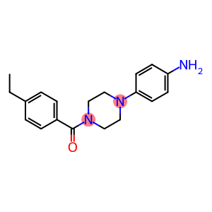 4-[4-(4-ethylbenzoyl)-1-piperazinyl]phenylamine