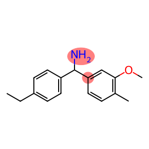 (4-ethylphenyl)(3-methoxy-4-methylphenyl)methanamine