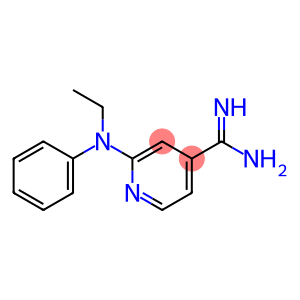 2-[ethyl(phenyl)amino]pyridine-4-carboximidamide