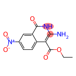 ETHYL 3-AMINO-7-NITRO-1-OXO-1,2-DIHYDROISOQUINOLINE-4-CARBOXYLATE