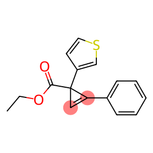 ETHYL 2-PHENYL-1-THIOPHEN-3-YLCYCLOPROP-2-ENECARBOXYLATE