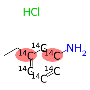 3-ETHYLANILINE HYDROCHLORIDE, [RING-14C(U)]