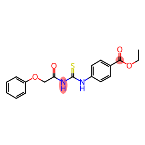 ethyl 4-({[(phenoxyacetyl)amino]carbothioyl}amino)benzoate