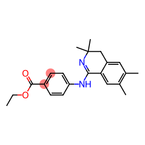 ethyl 4-[(3,3,6,7-tetramethyl-3,4-dihydro-1-isoquinolinyl)amino]benzoate
