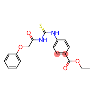 ethyl 4-({[(2-phenoxyacetyl)amino]carbothioyl}amino)benzoate