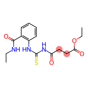ethyl 4-[({2-[(ethylamino)carbonyl]anilino}carbothioyl)amino]-4-oxobutanoate