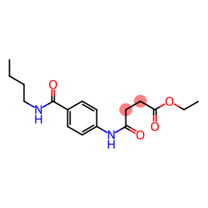 ethyl 4-{4-[(butylamino)carbonyl]anilino}-4-oxobutanoate