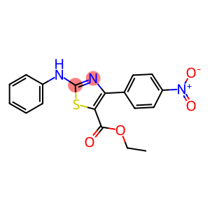 ethyl 2-anilino-4-(4-nitrophenyl)-1,3-thiazole-5-carboxylate
