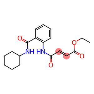 ethyl (E)-4-{2-[(cyclohexylamino)carbonyl]anilino}-4-oxo-2-butenoate