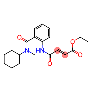 ethyl (E)-4-(2-{[cyclohexyl(methyl)amino]carbonyl}anilino)-4-oxo-2-butenoate