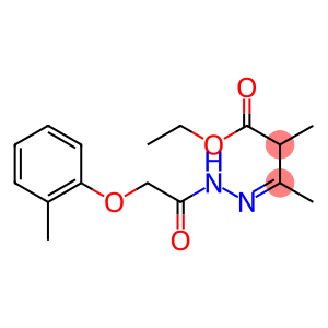 ethyl 2-methyl-3-{(Z)-2-[2-(2-methylphenoxy)acetyl]hydrazono}butanoate