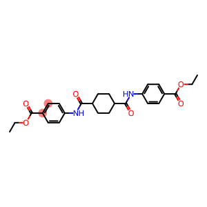 ethyl 4-{[(4-{[4-(ethoxycarbonyl)anilino]carbonyl}cyclohexyl)carbonyl]amino}benzoate