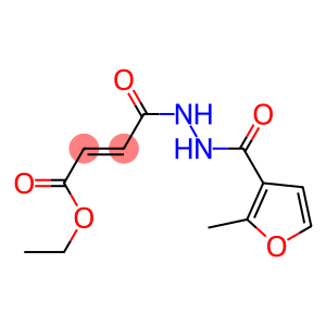 ethyl (E)-4-[2-(2-methyl-3-furoyl)hydrazino]-4-oxo-2-butenoate