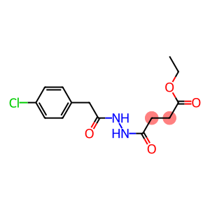 ethyl 4-{2-[2-(4-chlorophenyl)acetyl]hydrazino}-4-oxobutanoate