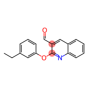 2-(3-ethylphenoxy)quinoline-3-carbaldehyde