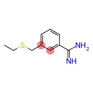3-[(ethylsulfanyl)methyl]benzene-1-carboximidamide