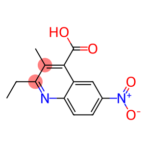 2-ethyl-3-methyl-6-nitroquinoline-4-carboxylic acid