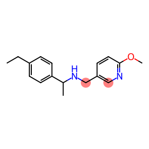 [1-(4-ethylphenyl)ethyl][(6-methoxypyridin-3-yl)methyl]amine