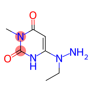 6-(1-ethylhydrazino)-3-methyl-2,4(1H,3H)-pyrimidinedione
