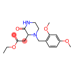 ethyl 2-[1-(2,4-dimethoxybenzyl)-3-oxo-2-piperazinyl]acetate