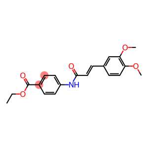 ethyl 4-{[(E)-3-(3,4-dimethoxyphenyl)-2-propenoyl]amino}benzoate