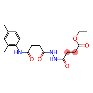ethyl (E)-4-{2-[4-(2,4-dimethylanilino)-4-oxobutanoyl]hydrazino}-4-oxo-2-butenoate