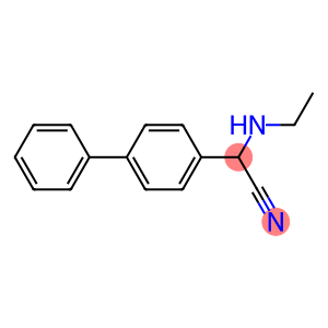 2-(ethylamino)-2-(4-phenylphenyl)acetonitrile