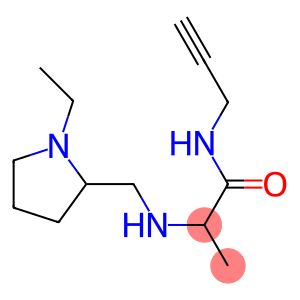 2-{[(1-ethylpyrrolidin-2-yl)methyl]amino}-N-(prop-2-yn-1-yl)propanamide
