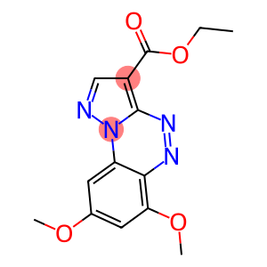 ETHYL 6,8-DIMETHOXYPYRAZOLO[5,1-C][1,2,4]BENZOTRIAZINE-3-CARBOXYLATE
