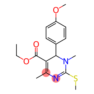ethyl 6-(4-methoxyphenyl)-1,4-dimethyl-2-(methylsulfanyl)-1,6-dihydropyrimidine-5-carboxylate