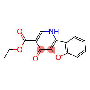 ethyl 1,4-dihydro-4-oxo(1)benzofuro(3,2-b)pyridine-3-carboxylate