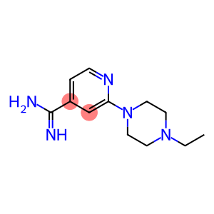 2-(4-ethylpiperazin-1-yl)pyridine-4-carboximidamide