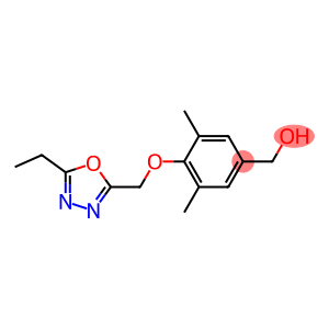 {4-[(5-ethyl-1,3,4-oxadiazol-2-yl)methoxy]-3,5-dimethylphenyl}methanol