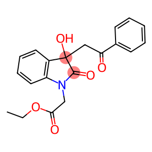 ethyl [3-hydroxy-2-oxo-3-(2-oxo-2-phenylethyl)-2,3-dihydro-1H-indol-1-yl]acetate