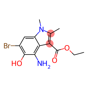 ethyl 4-amino-6-bromo-5-hydroxy-1,2-dimethyl-1H-indole-3-carboxylate