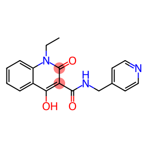 1-ethyl-4-hydroxy-2-oxo-N-(pyridin-4-ylmethyl)-1,2-dihydroquinoline-3-carboxamide