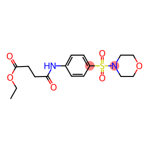 ethyl 4-[4-(4-morpholinylsulfonyl)anilino]-4-oxobutanoate